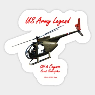 OH-6 Cayuse Design Sticker